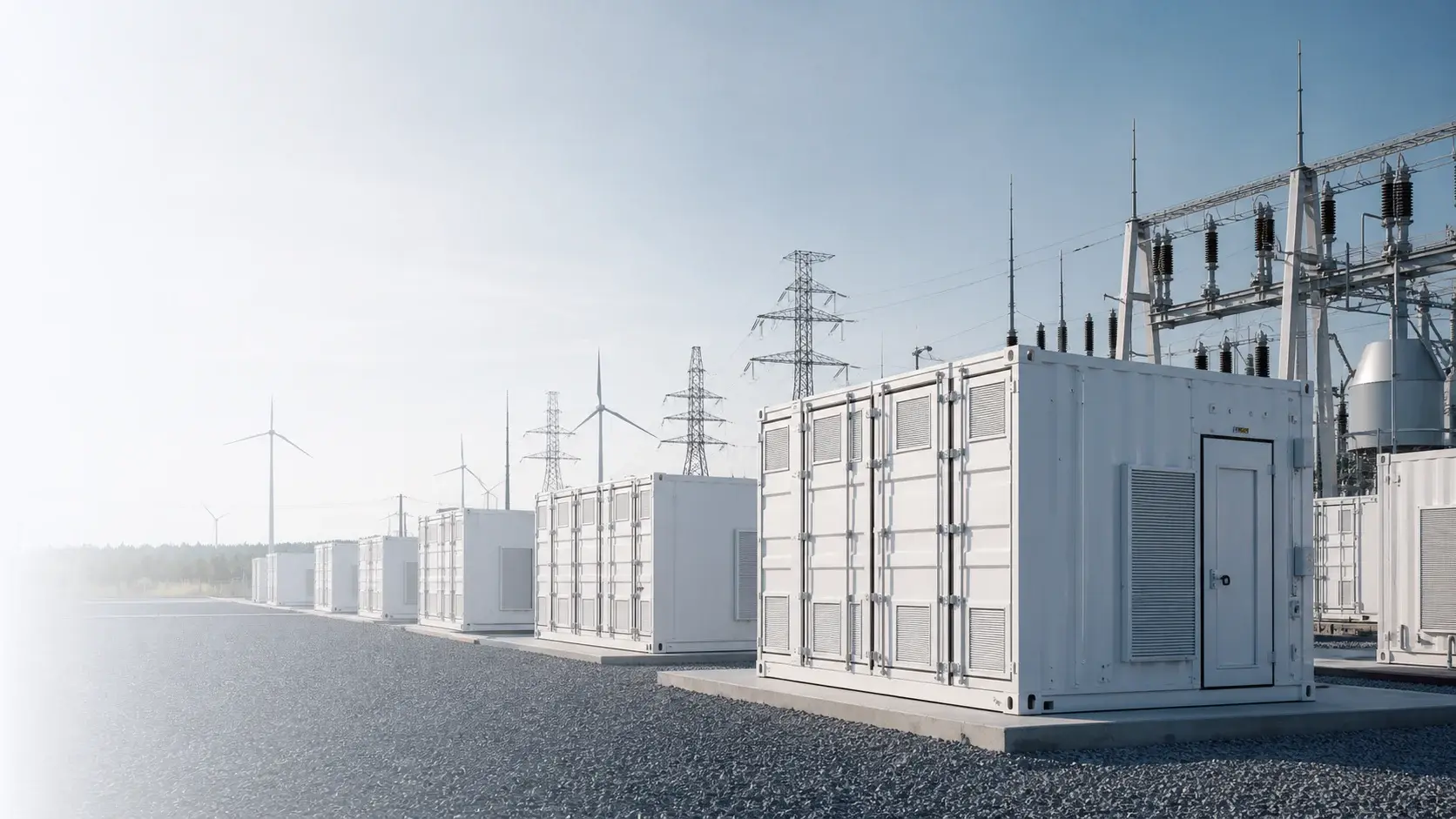 Illustrative utility-scale battery storage installation